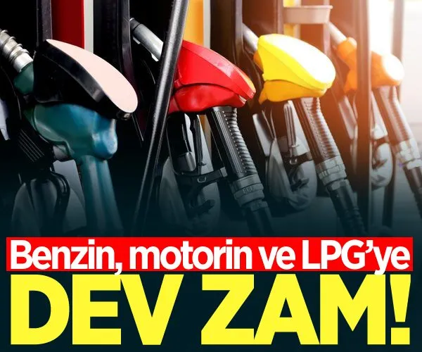 Benzin, motorin ve LPG