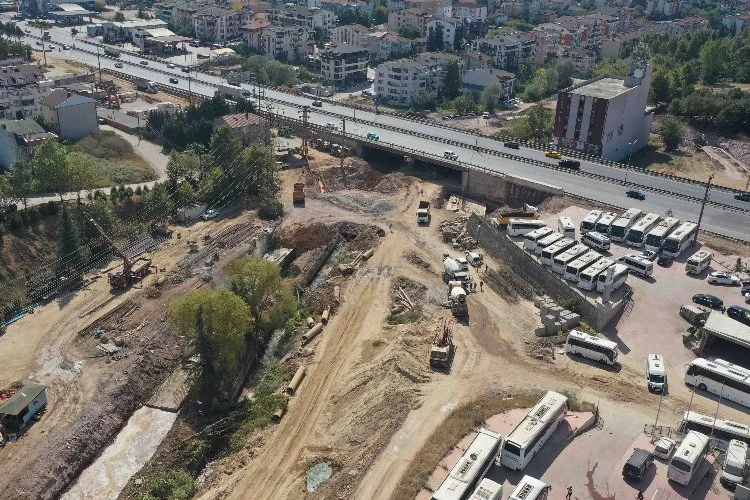 Kaşkaldere Kavşağı’nda yoğun çalışma