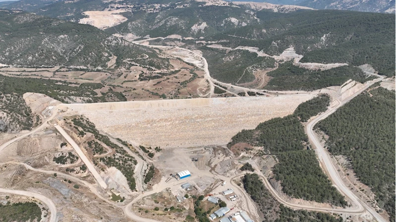 Amasya Aydınca Barajı gövde inşaatında sona gelindi