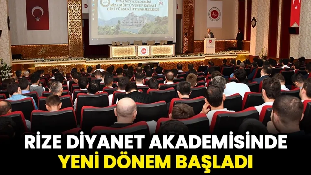 Rize Diyanet Akademisinde yeni dönem başladı