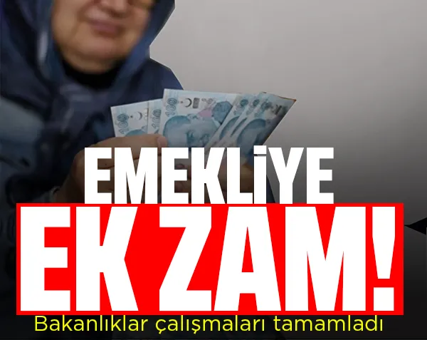 Milyonlarca emekliye ek zam! Çalışmalar tamamlandı... İşte masadaki rakamlar.