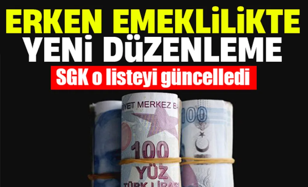 Erken emeklilikte yeni düzenleme! İşte yeni koşullar...