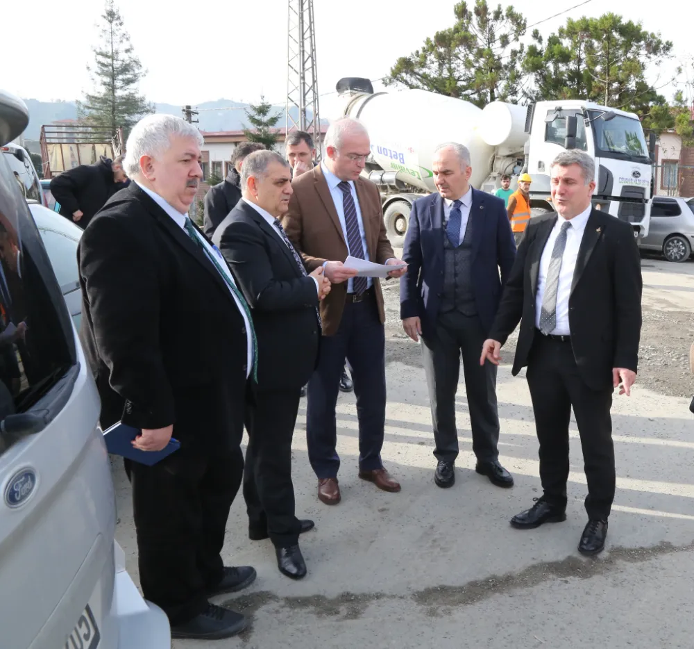 Rahmi metin çalışmaları yerinde inceledi