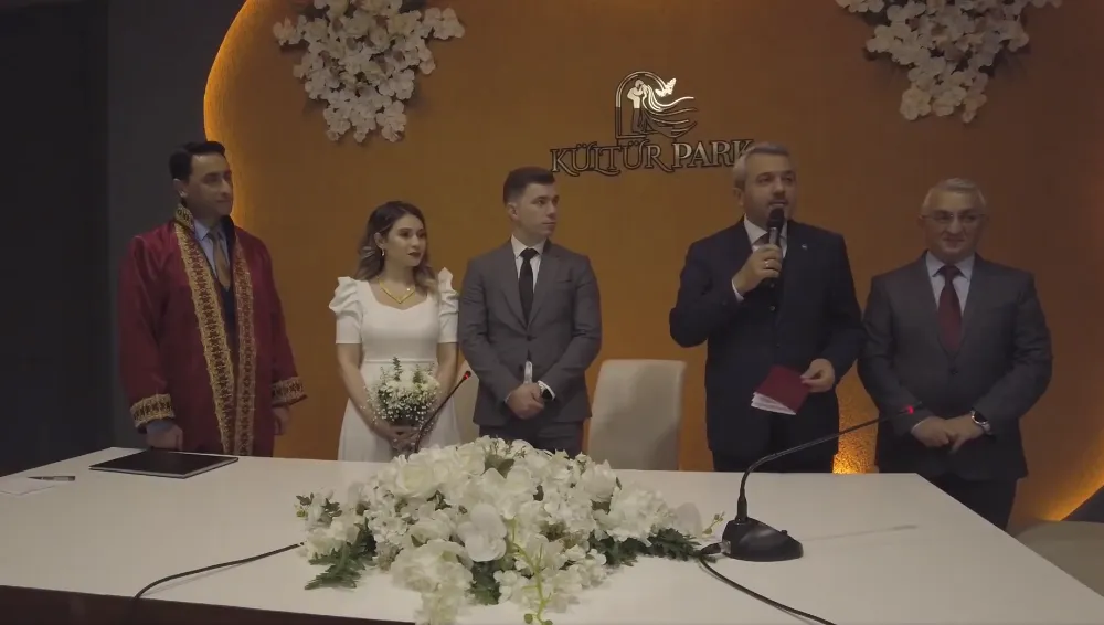 Vali Baydaş nikah şahidi oldu