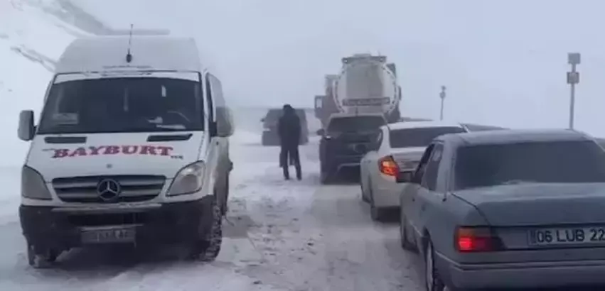 Doğu Karadeniz’de kar ve tipi etkisi