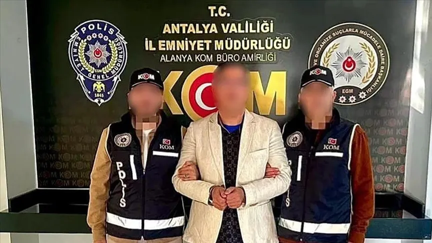 Kırmızı bültenle aranan yabancı uyruklu kişi Alanya