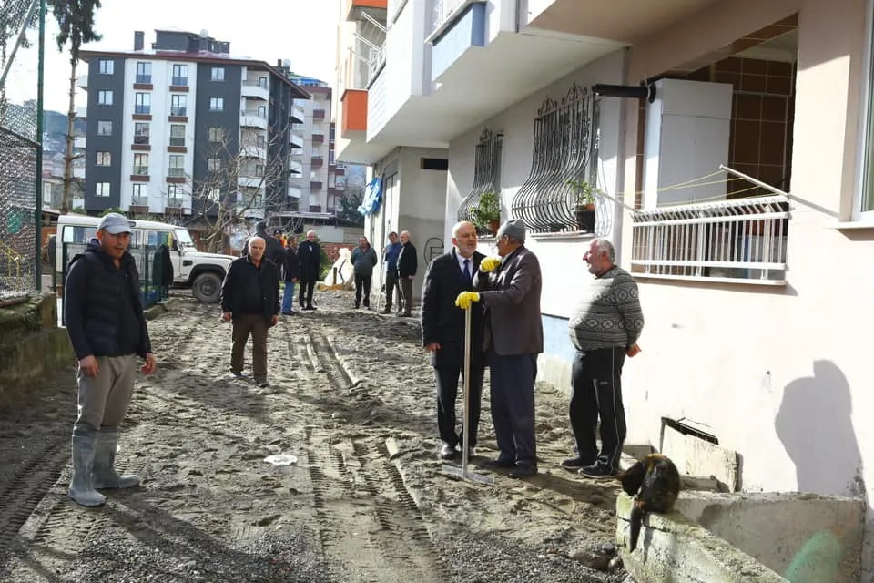 Başkan Avni Kahya çalışmaları yerinde inceledi