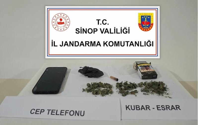 Sinop’ta uyuşturucu operasyonunda bir kişi yakalandı