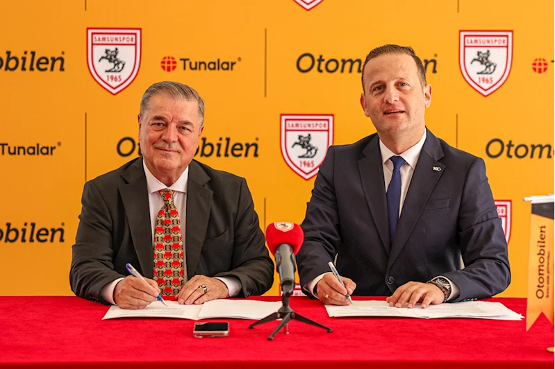 Samsunspor, Otomobilen firması ile sponsorluk anlaşması imzaladı