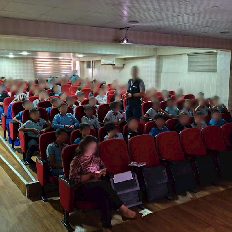 Batman’da polis ekiplerinden 1150 öğrenciye bilgilendirme semineri 