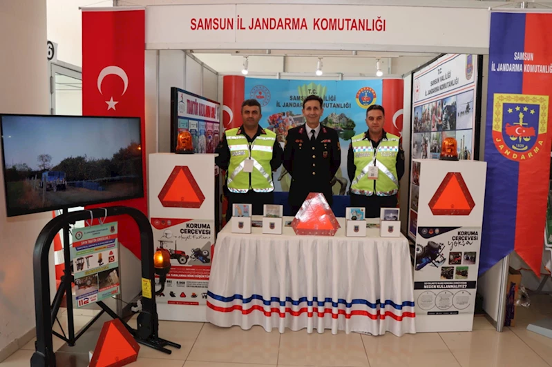 Jandarma ekipleri Samsun Tarım Fuarı