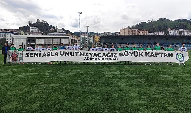 Rize Süper Amatör Ligi’nde Fatih Kaan Arıman Sezonu Duygusal Bir Başlangıç Yaptı