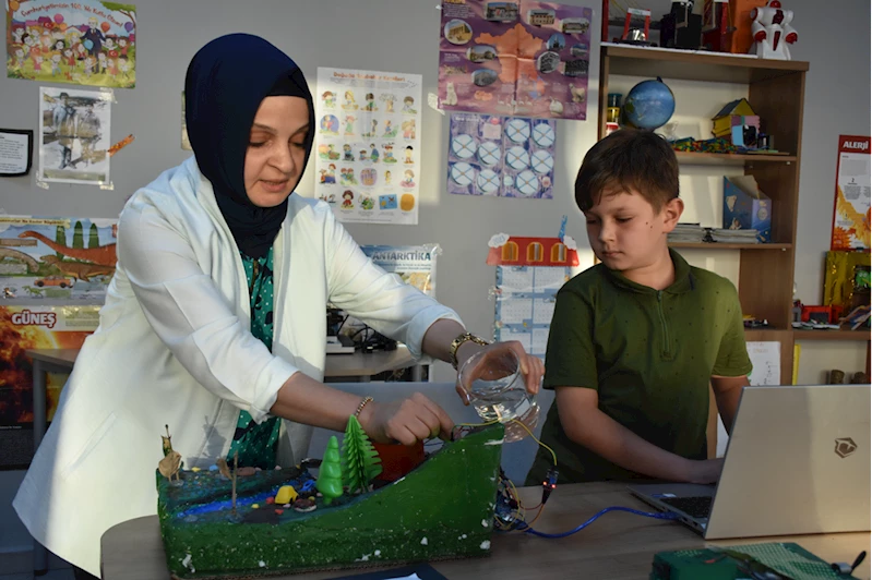 Akçaabat Bilim ve Sanat Merkezinde hazırlanan heyelan öncesi vatandaşları uyaracak proje geliştirilecek