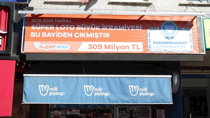 Süper Loto’da 309 milyon 155 bin 829 TL’lik rekor ikramiye İstanbul’da sahibini buldu