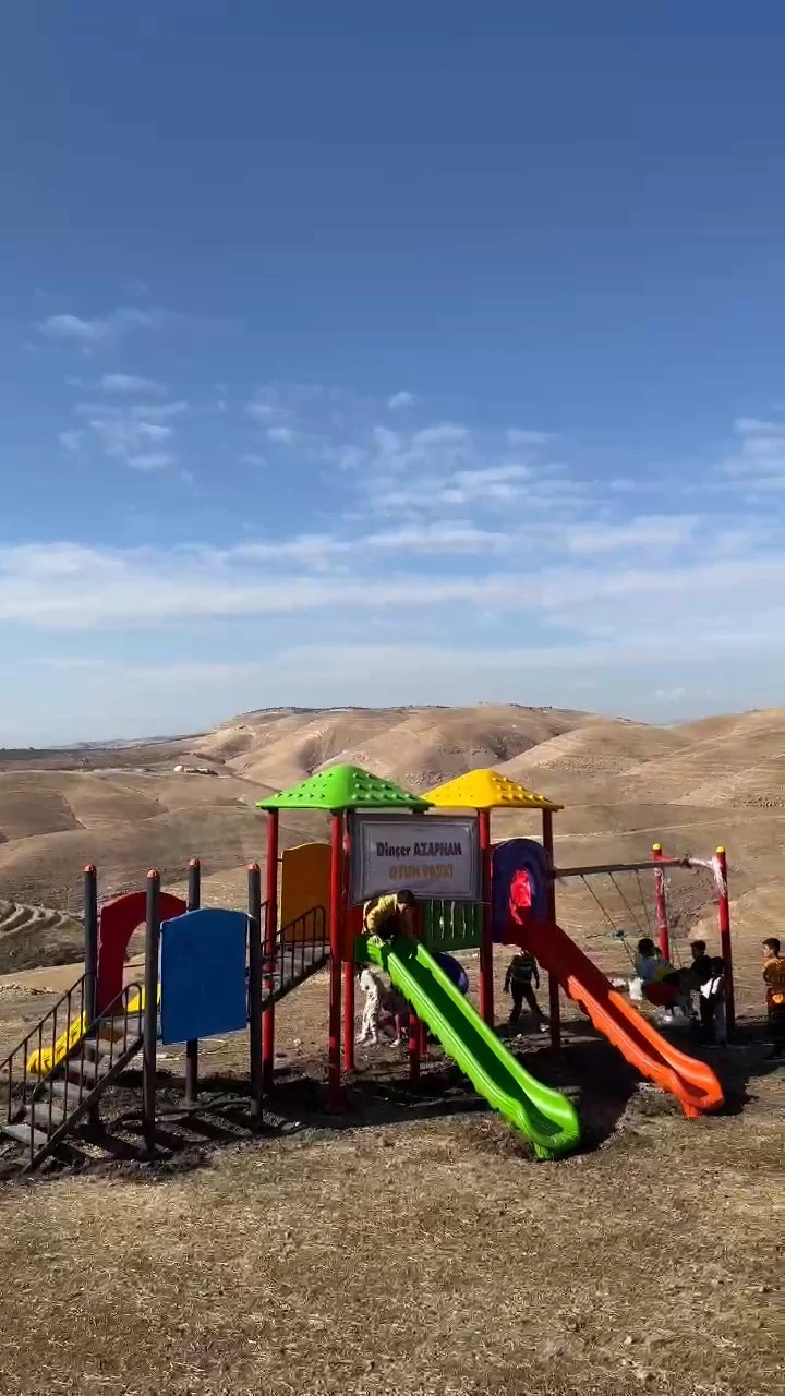 Siirt’te çocukların köylerine park isteği gerçekleştirildi 