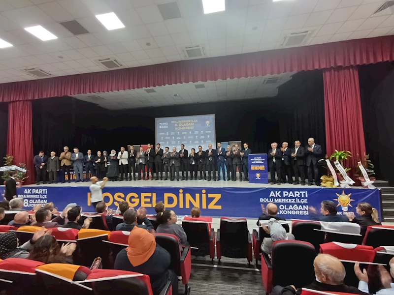 AK Parti Bolu Merkez İlçe Başkanlığına Cihan Yavuz seçildi