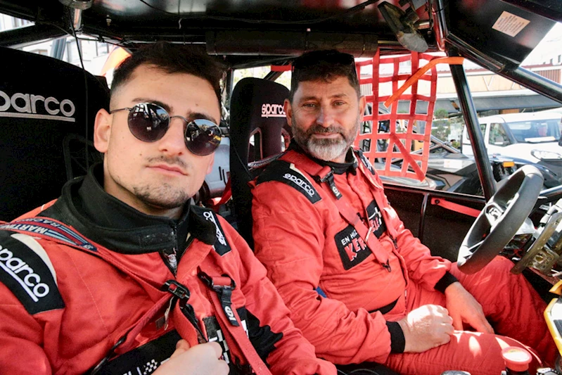 Babanın off-road tutkusu oğluna da geçti