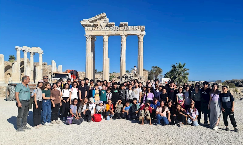 Çocuklara Aspendos-Side tanıtım gezisi