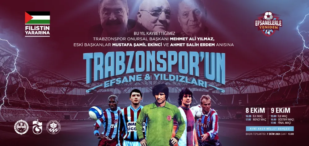 Trabzonspor Efsaneleri Yeniden Sahada: Filistin Yararına Anlamlı Etkinlik