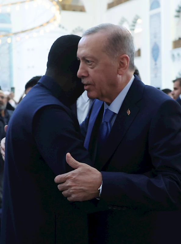 İstanbul - Cumhurbaşkanı Erdoğan ve Senegal Cumhurbaşkanı Fay Çamlıca Camii