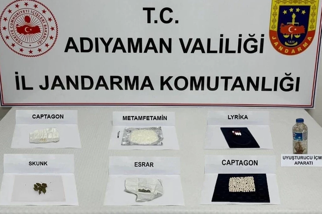 Adıyaman’da uyuşturucu operasyonu