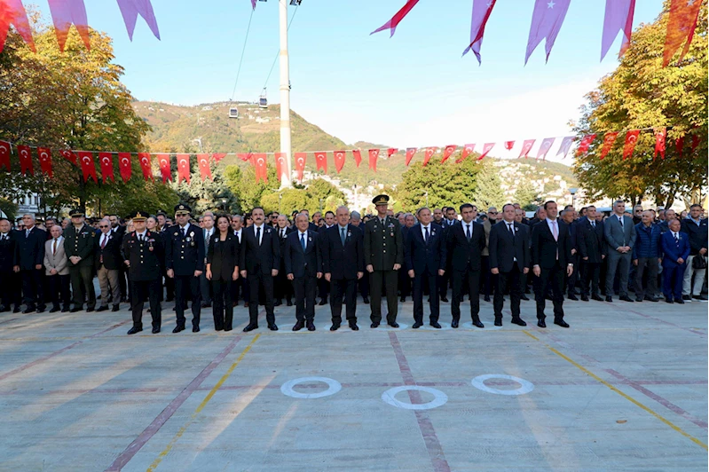 Büyük Önder Atatürk ebediyete intikalinin 86. yılında Orta ve Doğu Karadeniz