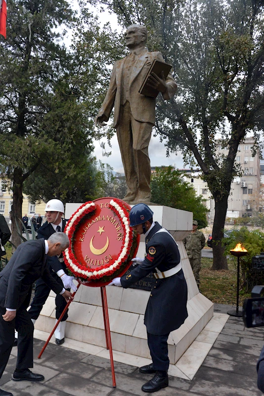 Atatürk, Kahramanmaraş’ta törenle anıldı