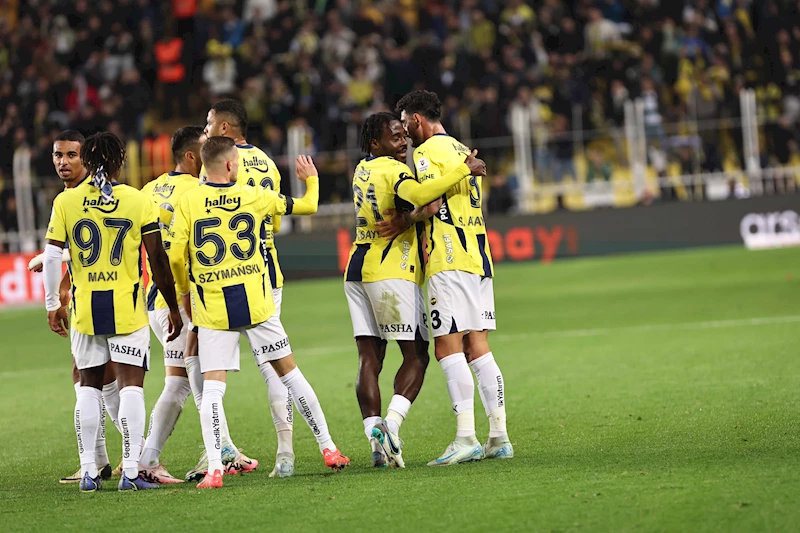 Fenerbahçe, ligde kazandığı 8 maçın 7’sinde gol yemedi 