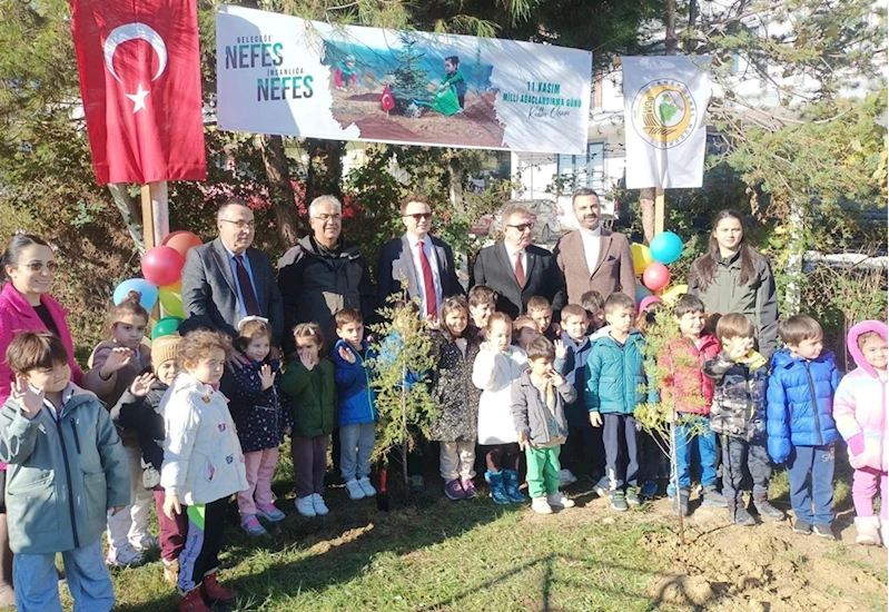 Gerze’de fidan dikim etkinliği düzenlendi