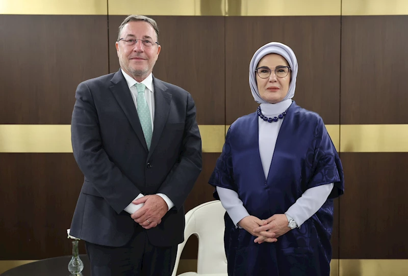 Emine Erdoğan, BM Kalkınma Programı İcra Direktörü Steiner ile görüştü