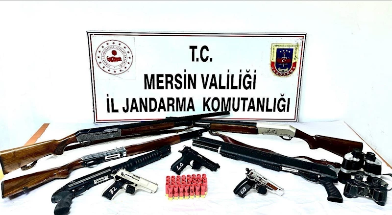 Mersin’de silah kaçakçılığı operasyonu