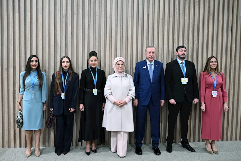 Emine Erdoğan, Azerbaycan, Kırgızistan ve Özbekistan liderlerinin eşleriyle görüştü