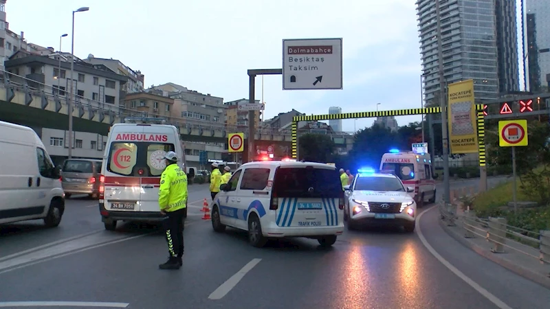 İstanbul- Bomonti Tüneli’nde otobüs yangını 