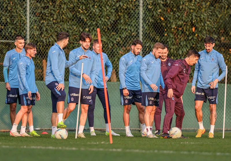 Trabzonspor, Adana Demirspor maçının hazırlıklarını sürdürdü