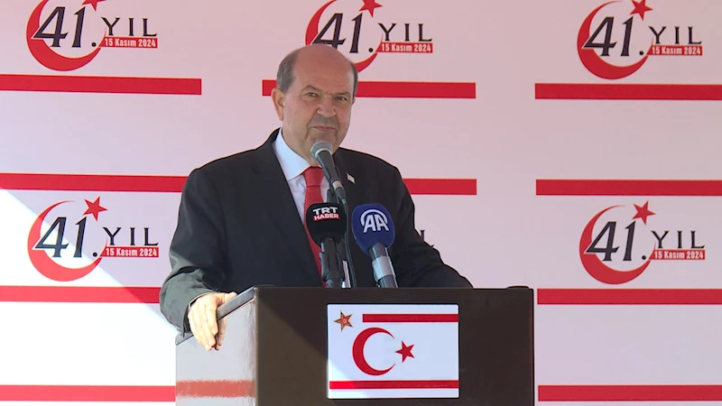 KKTC Cumhurbaşkanı Tatar: Haklı davamızdan ve temel ilkelerimizden vazgeçmeyeceğiz