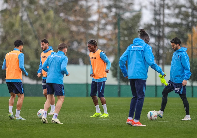 Trabzonspor, Adana Demirspor maçı hazırlıklarını sürdürdü