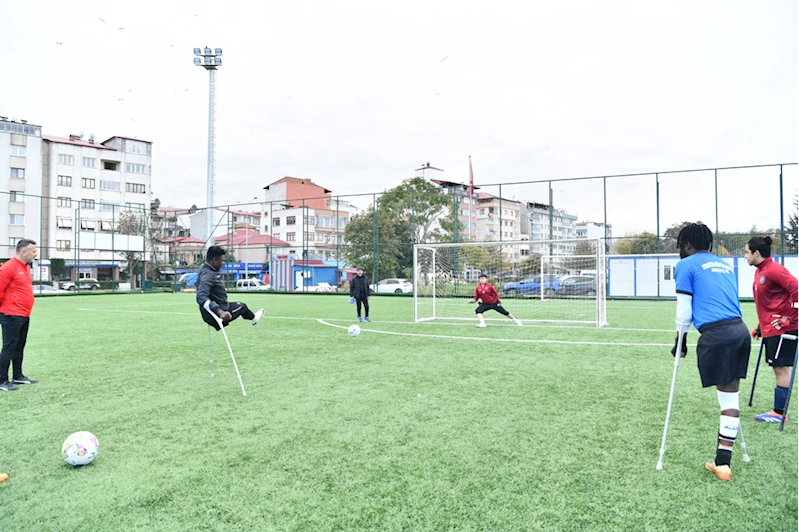 Trabzon Büyükşehir Belediyesi Ampute Futbol Takımı çalışmalarını sürdürüyor