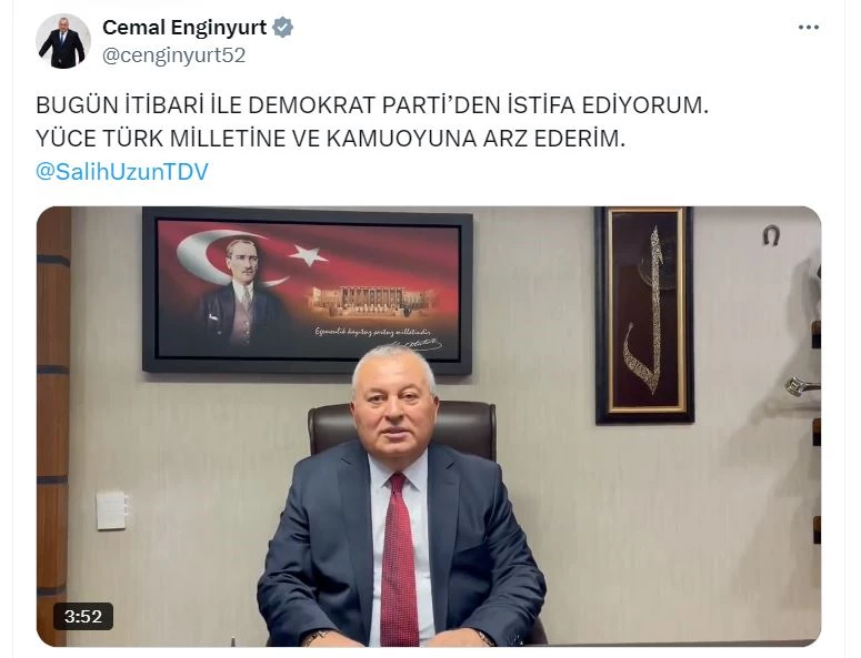 Cemal Enginyurt ve Salih Uzun, Demokrat Parti