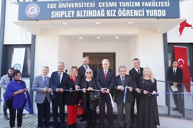 Çeşme Turizm Fakültesi Shipley-Altındağ Öğrenci Yurdu, açıldı