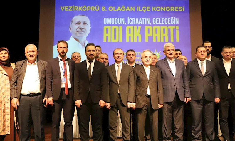 AK Parti Vezirköprü İlçe Başkanlığına Ali Faik Çamurcu yeniden seçildi