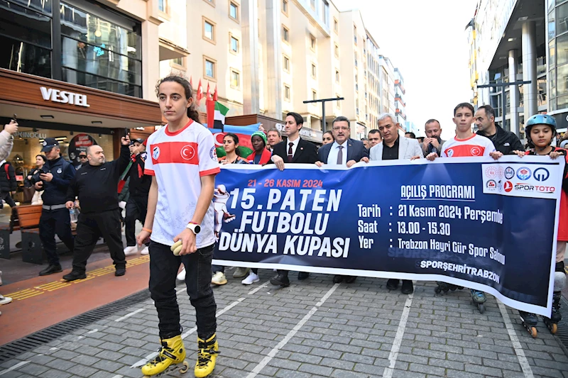 Trabzon’da Paten Futbolu Dünya Kupası