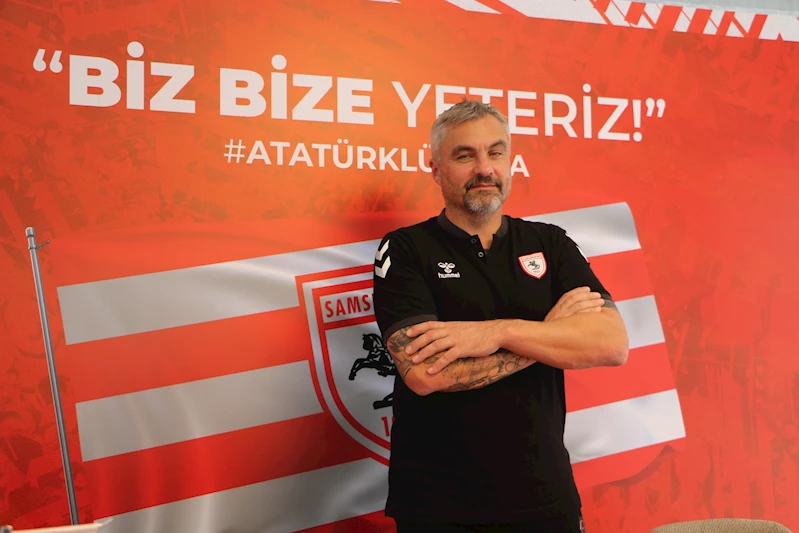 Samsunspor Teknik Direktörü Reis: Bu maçı da kazanıp yeni bir seriye başlamak istiyoruz