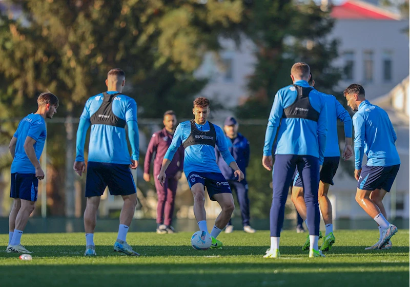 Trabzonspor, Adana Demirspor maçının hazırlıklarını sürdürdü