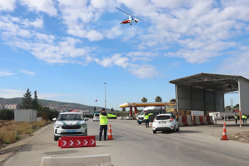 Osmaniye’de cayrokopter destekli trafik ve asayiş denetimi