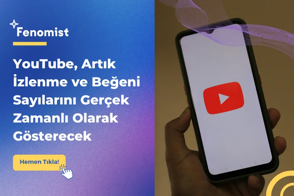 YouTube, Artık İzlenme ve Beğeni Sayılarını Gerçek Zamanlı Olarak Gösterecek