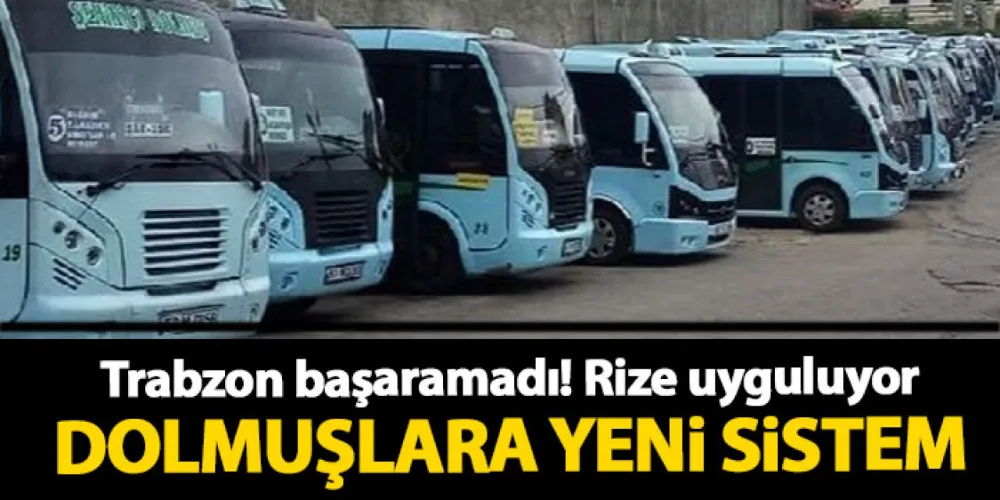  Rize “Durak Takip Sistemi” ile örnek oluyor