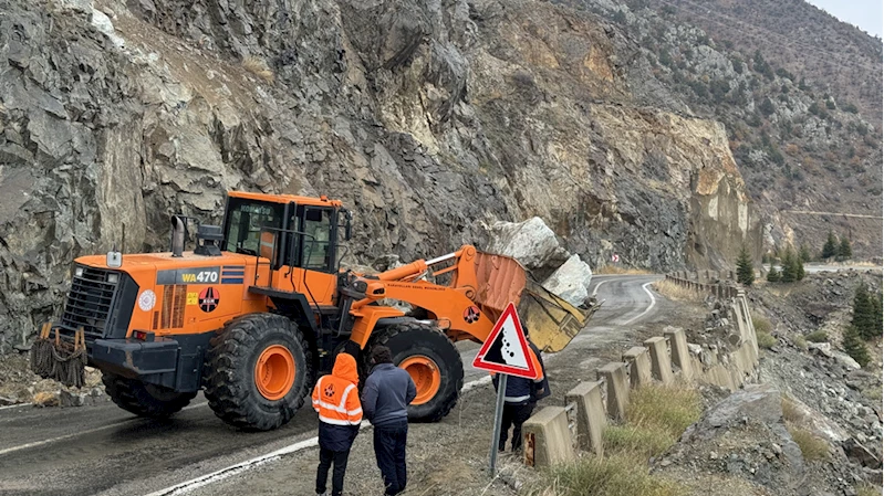 Artvin-Ardahan kara yolunda ulaşım heyelan nedeniyle kontrollü sağlanıyor