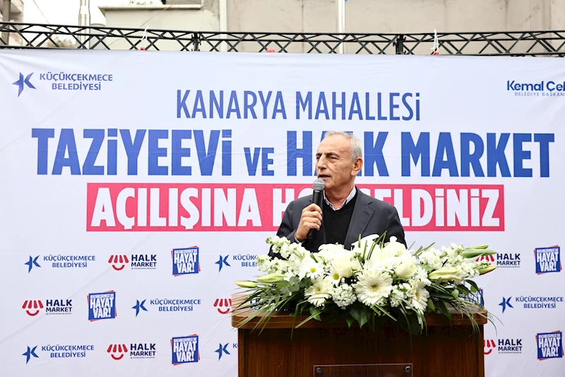 Küçükçekmece’de 4’üncü ‘Halk Market’ açıldı 