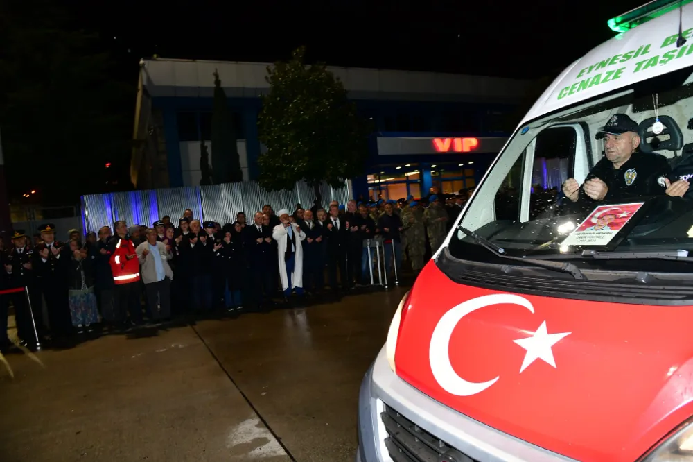 Şehit Polis Ogün Yürümez’in Naaşı Memleketi Giresun’a Uğurlandı