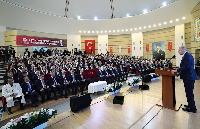 Cumhurbaşkanı Erdoğan: Manas Üniversitesi dostluğumuzun ve kardeşliğimizin en güzel örneklerinden biri 